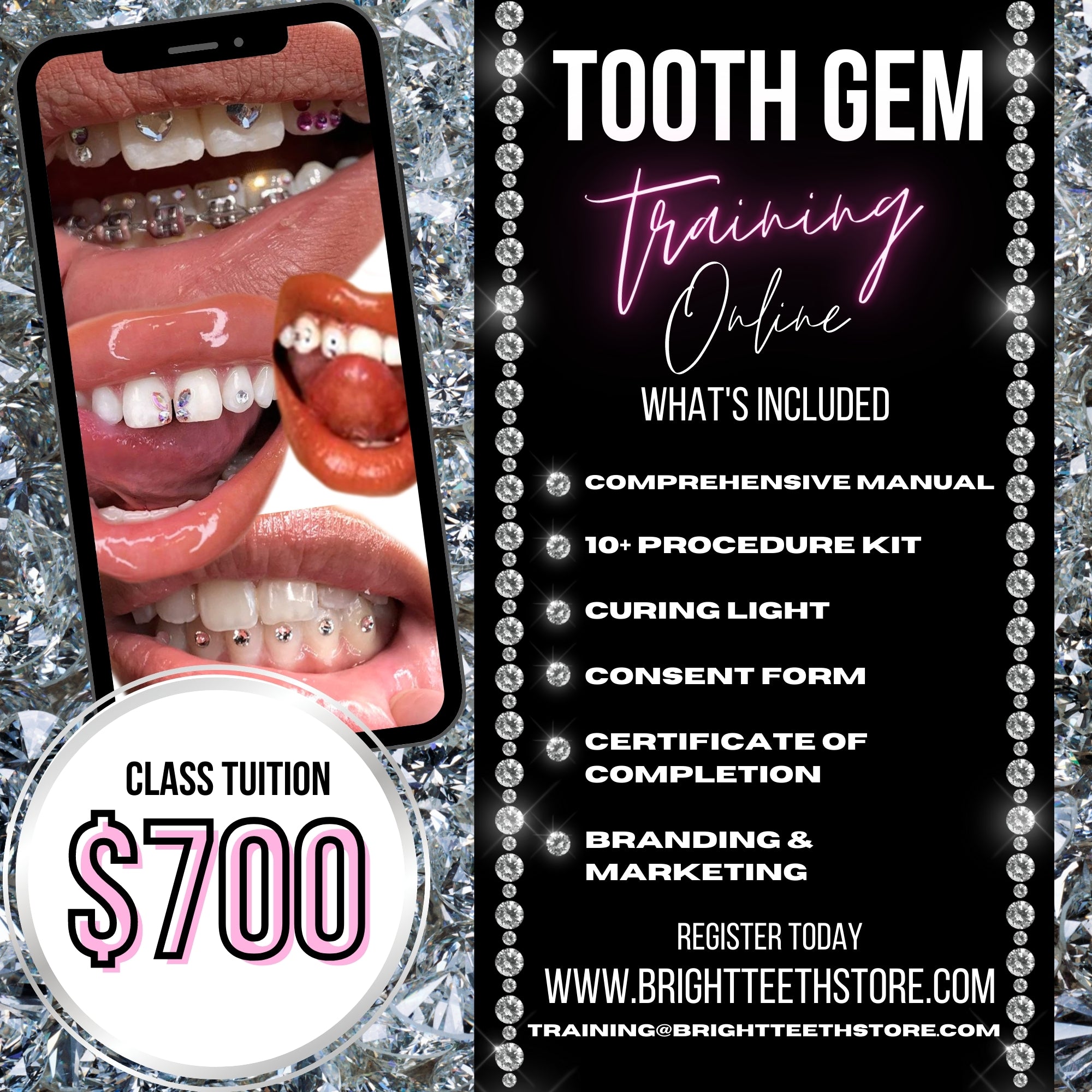 Tooth Gem Training — GBY BEAUTY