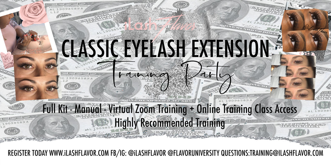 Virtual Eyelash Party Training Kit (with free online and zoom training 1/22)