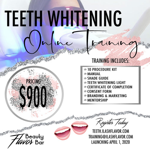 Teeth Whitening Training Kit (w. Free Online Training)