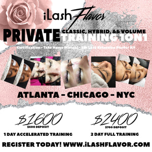 Private Eyelash Extension Training