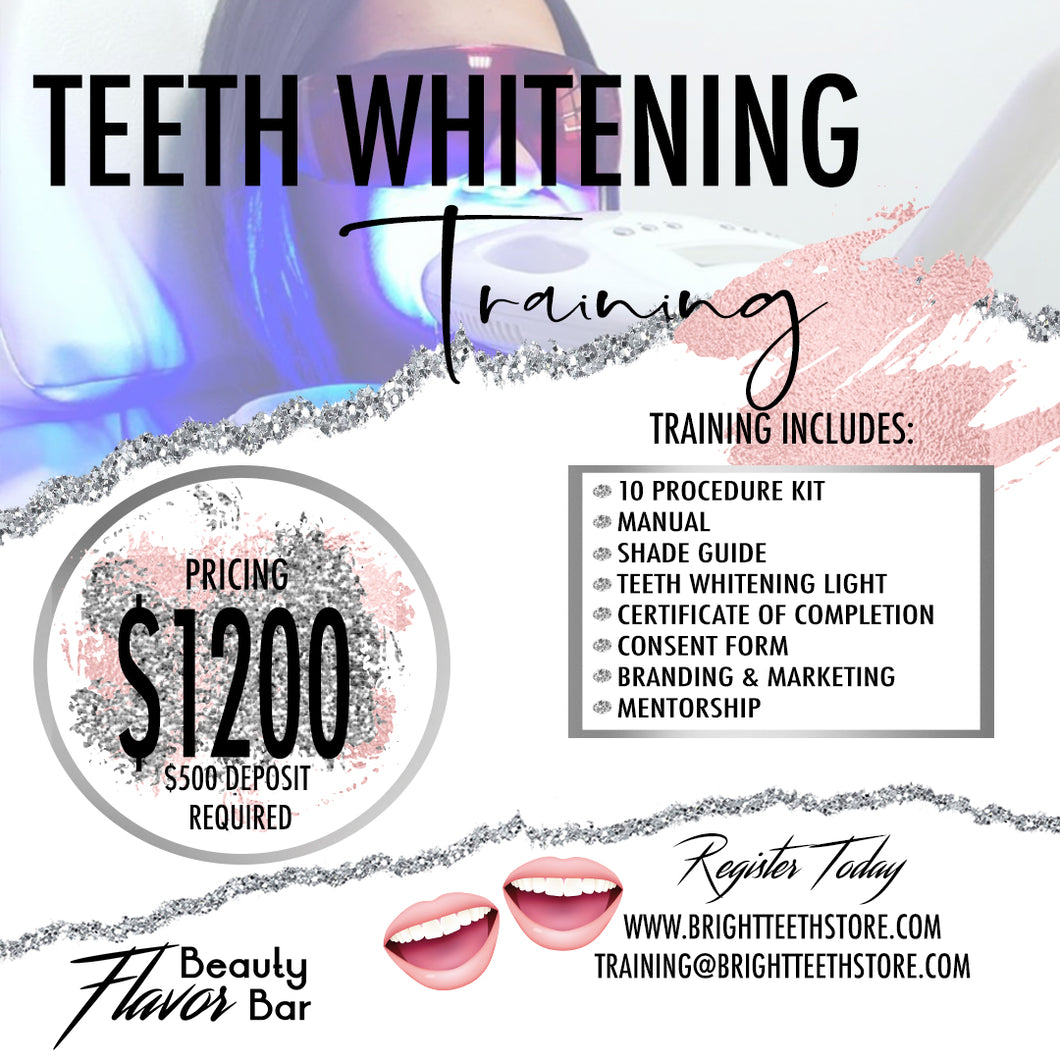 Flavor Beauty Bar Teeth Whitening Training Kit w| Training in your city